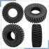 Soft Rubber RC 1.0 Tires 58MM with Foam Insert 4PCS for 1/18 TRX4M Upgrades 1/24 SCX24 Tires...