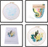 DIY Plant Embroidery Kit for Beginners - Beginner Cross Stitch kit for Adults, Include 1 Embroidery Clothes, 1 Plastic Embroidery Hoop (Cactus DIY...