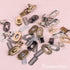 Framendino, 15 Pack Twist Turn Lock Clasp Purse Hardware Twist Lock Fasteners Closure Lock Clip Clasps Leathercraft for DIY Craft Handbag Making (...