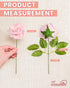 Artificial Flowers 25pcs Artificial Roses for Wedding Decoration, Fake Roses with Stems for DIY Bridal Shower, Wedding Bouquets, Party Table Cente...