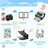 12 Pieces Sublimation Blank Baby Bib Heat Press White Baby Bib Printable Reusable Dribbler Bib Stain and Odor Resistant Feeder Drool Bib for Infan...