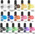 Alcohol Ink Set - 26 Bottles Vibrant Colors Alcohol Inks, High Concentrated Resin Ink, 10 Colors Metallic Alcohol Pigment Resin, Alcohol Based Ink...