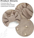 Bohend Stretchy Bowknot Turban Headband Elastic Cap Non Slip Bonnet Beanie Headwrap Hats for Women and Girls...