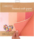 Lia Griffith Frosted Craft Paper, 12" x 12", Melon Pack 20 Sheets...