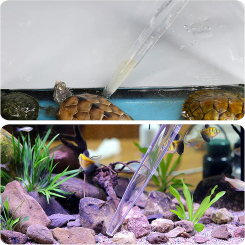 WEAVERBIRD Manual Fish Tank Water Changer Aquarium Dropper, 30ml Aquarium Clean Pipette Dropper, Fish Tank Cleaning Waste Remover, Aquarium Gravel...