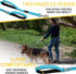 Heavy Duty Bungee Dog Leash 6 ft - 7.5 ft for Large and Medium Dogs | No Pull, Reflective, Tactical Dog Leash | Soft Neoprene Padded Double Handle...