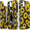 LETO for iPhone 12 Pro Case,iPhone 12 Case,Flip Folio Leather Wallet Cover with Fashion Flower Designs for Girls Women,Built-in Card Slots Kicksta...
