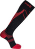 CSX 20-30 mmHg Compression Socks for Men and Women, Knee High, Recovery Support, Athletic Sport Fit, Red on Black, Large...
