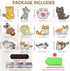 Vcekract 12 PCS Diamond Painting Refrigerator Magnets, Cat Diamond Painting Kits for Adults, Diamond Art Kits for Home Decor, Small Diamond Art Cr...