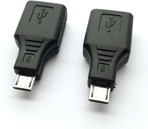 USB 2.0 Micro USB Male to USB Female OTG Adapter (2 Pack)...