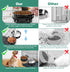Dog Crate Water Bowl No Spill, 2 Pack Dog Crate Bowls Hanging, Kennel Water Food Bowls Mountable, Pet Cage Accessories Feeder Dish, Stainless Stee...