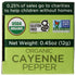 Spicely Organic Cayenne Pepper Powder (0.45 OZ ecoBox)...