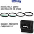 40.5MM Ultimaxx Professional Four Piece HD Macro Close-up Filter Kit (1, 2, 4, 10 Diopter Filters) for Camera Lens with 40.5MM Filter Thread and P...