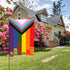 Pride Garden Flag, Rainbow Progress Pride Flags, Double Sided LGBTQ Progress Yard Flag 12x18 Inch for Lesbian Gay Bisexual Pride Month Yard Outdoo...