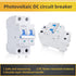 Circuit Breaker, DC Circuit Breaker 2 Pole 500v 63 Amp for Solar PV System, Solar Disconnect Switch with Double Thickening Handle, Din Rail Mount ...
