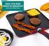 Mirro A79613 Get A Grip Aluminum Nonstick Griddle Cookware, 11-Inch, Red...