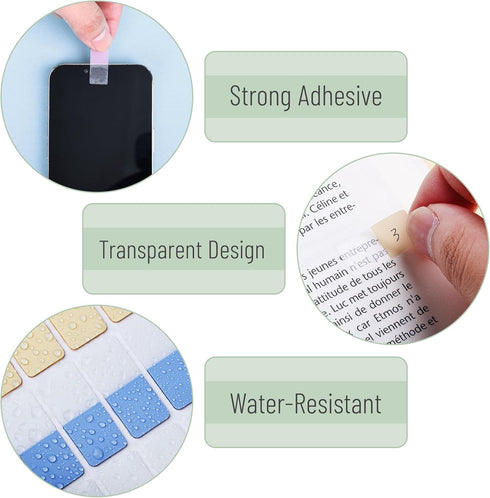 Mr. Pen- Sticky Index Tabs, 480 Pcs, Pastel Sticky Tabs for Notebooks, Page Markers, Page Tabs for Binders, Page Tabs Sticky Tabs for Books, Noteb...