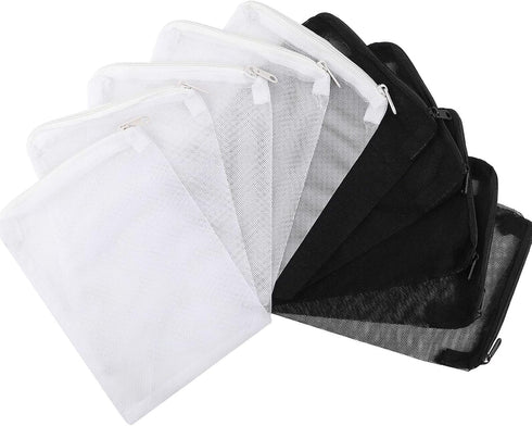 DEPEPE 10pcs Aquarium Filter Media Bags with Zipper for Activated Carbon, Biospheres, Ceramic Rings...