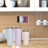 Tumbler Lid Organizer, Self-Adhesive or Drilled Tumbler Lid Hooks for Yeti Tumblers/Stanley Tumblers/Simple Modern Tumbler Lids for Kitchen Organi...