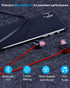 NANAMI Bluetooth Earbuds, 5.3 Bluetooth Wireless Headphones, IPX7 Waterproof, in-Ear Earphones with Mic, Noise Cancelling Headsets, Magnetic Neckb...