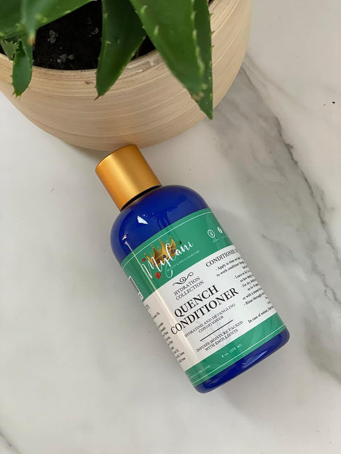 Quench Deep Moisture Conditioner | Hydrating Conditioner for Coarse, Curly Hair Types | Vegan, Cruelty-Free Hair Product| Child-Safe Natural Hair ...