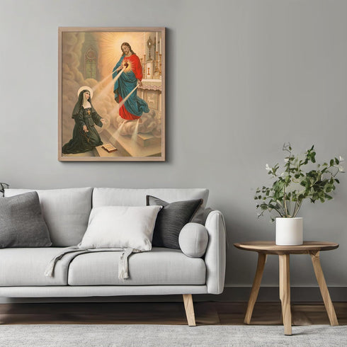 Posterizer 1 pcs-The apparition of our Lord painting poster-Religious Posters-Gifts for Christians -Decor for Church, Sunday School Classroom- unf...