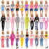 Barwa 8 Sets Doll Clothes Hooded Sports Suit Casual Outfits Tops and Pants Doll Pajamas for 11.5 inch Girls Doll...