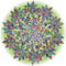 Bgraamiens Puzzle-Magic Tree of Life -1000 Pieces Colorful Leaves Round Mandala Puzzle Color Challenge Jigsaw Puzzles...
