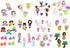 Dress It Up Buttons Girl's 12307-12 Pack Bundle...
