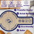 Sourdough Bread Baking Mat Large & Small, 25cm & 20cm Silicone Bread Sling for Dutch Oven, 500°F Heat-Resistant KLOSN Sourdough Bread Baking Suppl...