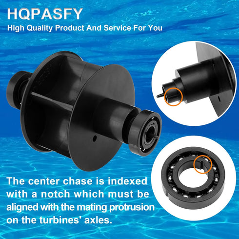 HQPASFY AXV602P Turbine Kit & Turbine Bearing Compatible with Hayward Navigator Pool Vac Automatic Suction In-Ground Pool Cleaner Model 925 2025 R...