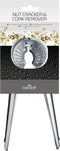 3 in 1 Deluxe Nutcracker/Champagne Cork Remover/Screw-Top Bottle Opener, Metal...