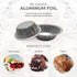 KitchenDance Disposable Aluminum Foil Tart Pan - 3 Inches Round Aluminum Foil Individual Pie Pans for Pies and Tarts - Baking Pans Perfect for Bak...