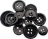 Company, Black Jar, 4 oz. Assorted Size Buttons...