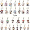 SUREHOME Genshin Impact Keychain set,29 Pack Acrylic Genshin Impact Figure Keychain Cute Feature Design Keyring Exquisite Anime Keychains Genshin ...