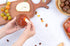 Mini Wooden Bowl Set of 4 (3.54" Diameter x 0.78" Height) for Condiments, Dip Sauce, Ketchup, Small Wood Bowl for Jam, little Prep, Olive (Round)...