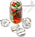 Trademark Innovations Glass Fermentation Pickling Jar Weights, Groove Grip Style (Set of 6)...