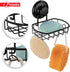Suction Soap Dish with Hooks - Super Powerful Vacuum Suction Cup Shower Soap Holder - Rustproof Stainless Steel SS304 Soap Basket - Sponge Holder ...
