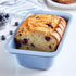 Farberware Easy Solutions Nonstick Bakeware Meatloaf/Loaf Baking Pan, 9 Inch x 5 Inch with Portion Marks - Blue...
