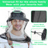 Mosquito Head Net for Insects, 2 Pack, Premium Bug Net for Head, Fly & Bug Protection | Ultra Large & Long, Finest Holes for Camping, Hiking, Fish...
