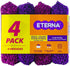 ETERNA Multicolor Scrubsponge, Kitchen Scrubbing Sponges, Heavy Duty Non-Scratch Scrubbing Cleaner Sponges (4 Units)...