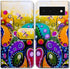 Case for Google Pixel 6, Colorful Dragonfly Leather Flip Phone Case Wallet Cover with Card Slot Holder Kickstand for Google Pixel 6...