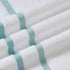 Comfort Spaces Cotton 8 Piece Bath Towel Set Striped Ultra Soft Hotel Quality Quick Dry Absorbent Bathroom Shower Hand Face Washcloths, Multi-Size...