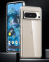for Pixel 8 Pro Case,Premium PC+TPU Shockproof Protective Phone Case Cover with Tempered Glass Screen Protector for Google Pixel 8 Pro (Clear)...