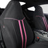 Outlet Piping Cloth Front Car Seat Covers, Breathable High Back Front Seat Covers, Airbag Compatible Seat Cover for Cars Trucks SUV Van Sedan (Pip...
