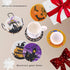 LINGFANG 6 Pcs Diamond Painting Coasters Kits, Helloween DIY Diamond Art with Holder & Cork Pad Non Slip Coaster for Beginners, Diamond Painting C...