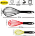 Anaeat Silicone Balloon Whisk, Perfect for Non-Stick Cookware, Milk and Egg Beater Blender, Heat Resistant Kitchen Whisks for Whisking, Cooking, B...