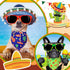20 Pack Cinco De Mayo Mexico Dog Bandana Adjustable Triangle Dog Bibs Polyester Fiesta Pet Scarf Washable Breathable Pet Neckerchief for Dogs Cats...