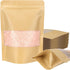 Blisstime Stand Up Pouches, 50 Pack Kraft Paper Bags with Matte Window and Tear Notch Resealable Bags for Small Business Home Use (5.5 X 7.9 Inche...