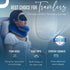 BCOZZY Travel Neck Pillow for Airplane– Patented Double Support for Head, Neck, and Chin. Best for Long Flights, Plane Sleeping, and Car Rides. Ad...